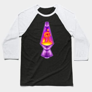 Groovy Ghoul Lava Lamp (Warm Version) Baseball T-Shirt